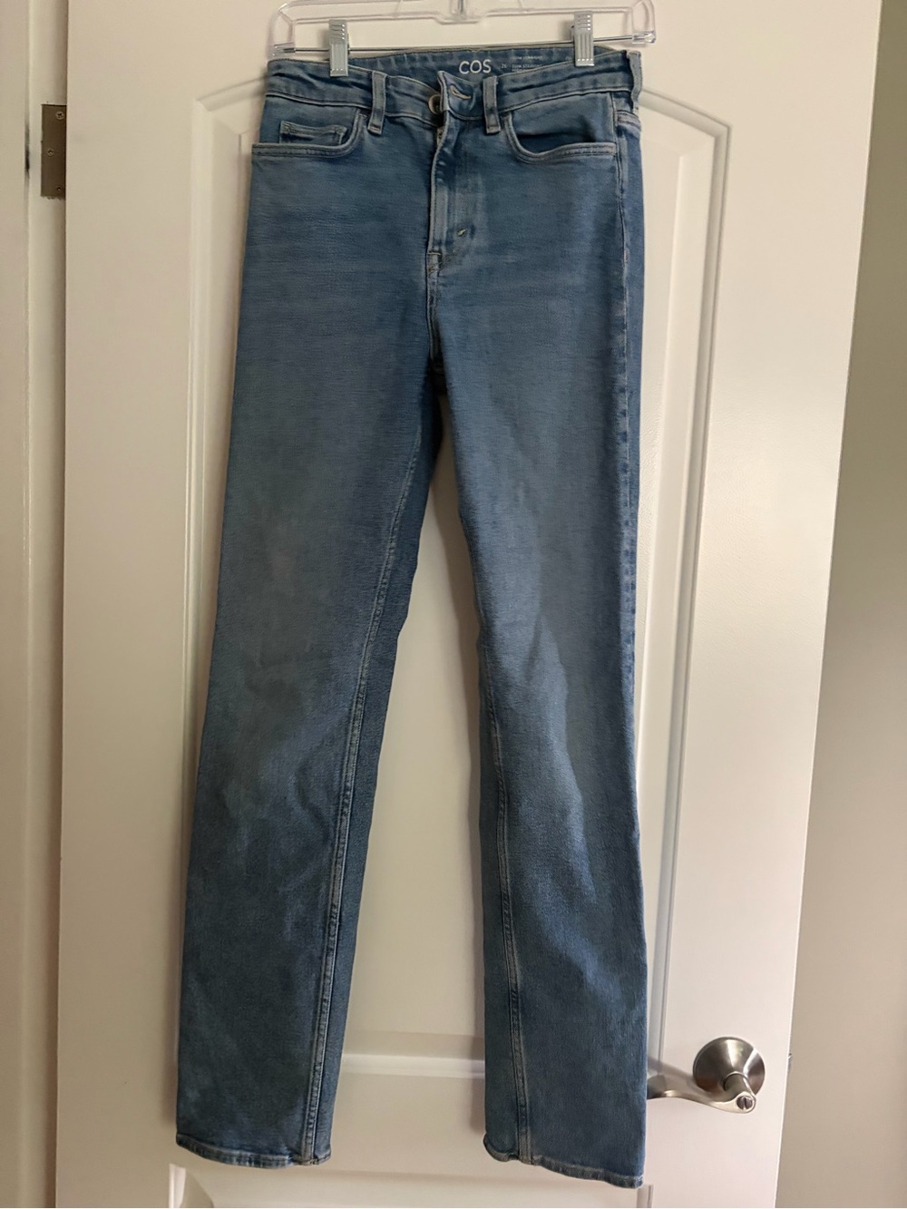 COS Light Wash Slim Straight-Leg Women’s Jeans
